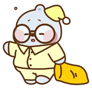 😴 emoji Tonton Friends Telegram sticker 20 of 23