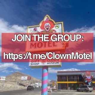 Sticker from Certified Clown Motel Classics
