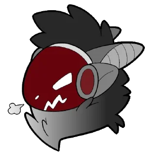 😠 emoji Tosa  v2.0 Telegram sticker 7 of 14
