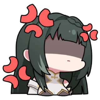 😙 emoji @Sparklelover 鸣潮WW第一弹 Telegram sticker 22 of 24