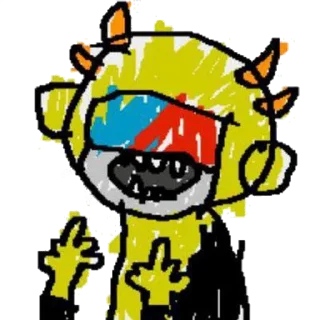 🖕 emoji homestuck Telegram sticker 13 of 65