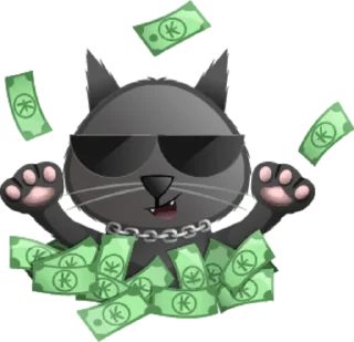 💵 emoji GATO Telegram sticker 11 of 16