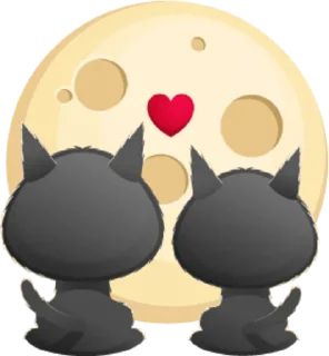🌙 emoji GATO Telegram sticker 13 of 16