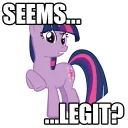 😨 emoji My little pony Telegram sticker 8 of 16