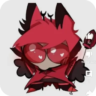 ❤ emoji Alastor Telegram sticker 22 of 23