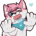 👅 emoji Kiba Telegram sticker 22 of 99