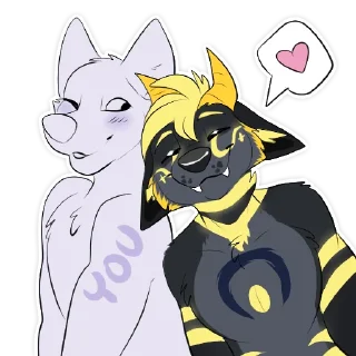👨‍❤️‍👨 emoji Lyonheart Stickers Telegram sticker 24 of 100