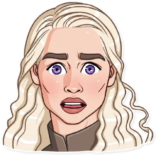 😨 emoji Game of Thrones Telegram sticker 10 of 26