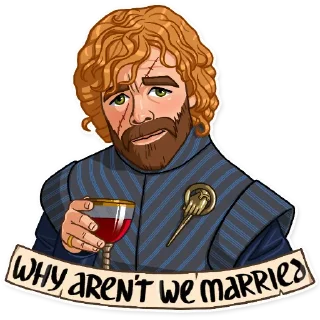 😏 emoji Game of Thrones Telegram sticker 23 of 26