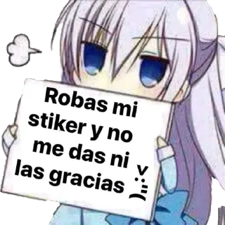 😤 emoji Shiro Telegram sticker 17 of 73