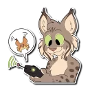 📡 emoji Lynx Telegram sticker 7 of 120
