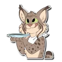 🍽 emoji Lynx Telegram sticker 5 of 120
