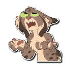 😩 emoji Lynx! Telegram sticker 6 of 120