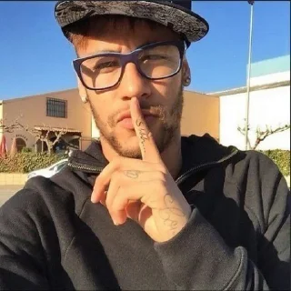 🤫 emoji neymar Telegram sticker 7 of 9