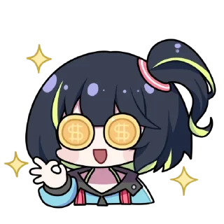 🤑 emoji 唐夏・BGMNA Telegram sticker 13 of 21