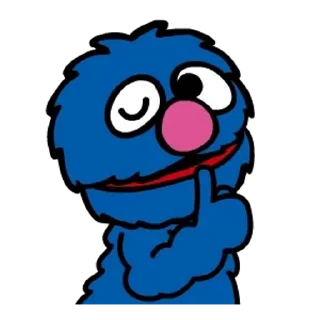 😊 emoji Sesame Street動態貼圖第2彈 Telegram sticker 8 of 24