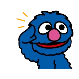 😊 emoji Sesame Street動態貼圖第2彈 Telegram sticker 22 of 24