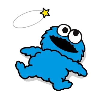 😊 emoji Sesame Street動態貼圖第2彈 Telegram sticker 11 of 24