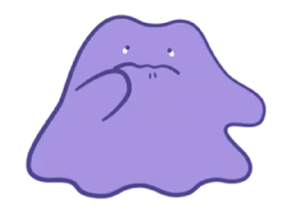😊 emoji 【英文】Pokémon: Ditto (pokemon) @kal_pc Telegram sticker 22 of 24