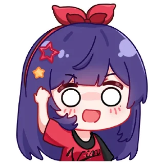 😳 emoji A-SOUL（绯月见白） Telegram sticker 24 of 47