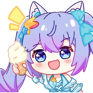 🍦 emoji A-SOUL（绯月见白） Telegram sticker 6 of 47