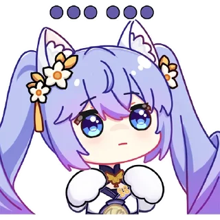 😕 emoji A-SOUL（绯月见白） Telegram sticker 8 of 47