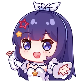 💃 emoji A-SOUL（绯月见白） Telegram sticker 17 of 47