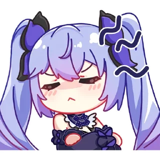 😼 emoji A-SOUL（绯月见白） Telegram sticker 9 of 47