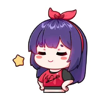 😤 emoji A-SOUL（绯月见白） Telegram sticker 20 of 47