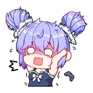 😱 emoji A-SOUL（绯月见白） Telegram sticker 12 of 47