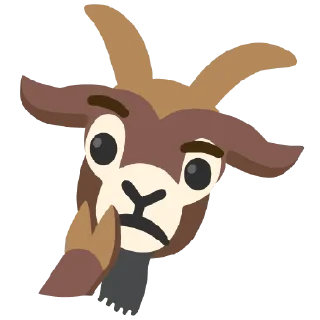 🤔 emoji Google Goat Telegram sticker 14 of 117