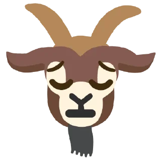 😔 emoji Google Goat Telegram sticker 18 of 117