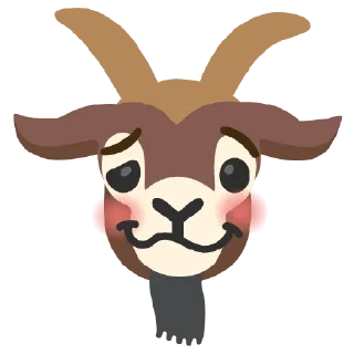 🥴 emoji Google Goat Telegram sticker 19 of 117