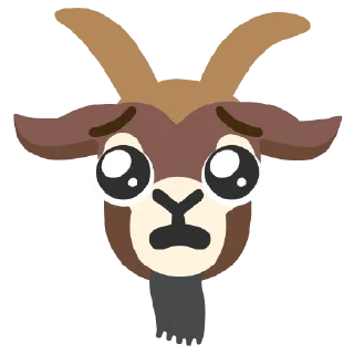 🥺 emoji Google Goat Telegram sticker 24 of 117
