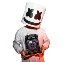 🔉 emoji Marshmello Telegram sticker 17 of 20
