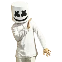 😮 emoji Marshmello Telegram sticker 18 of 20
