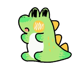 💵 emoji Sweet Croc • @xxyuji Telegram sticker 10 of 24