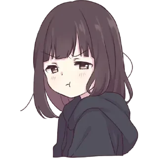 😠 emoji Menhera-chan Telegram sticker 2 of 50