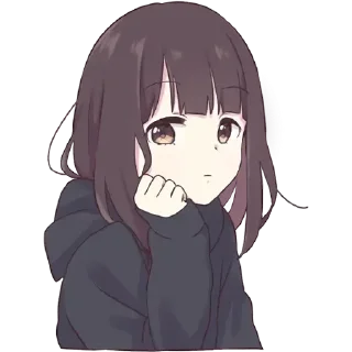 😇 emoji Menhera-chan Telegram sticker 21 of 50