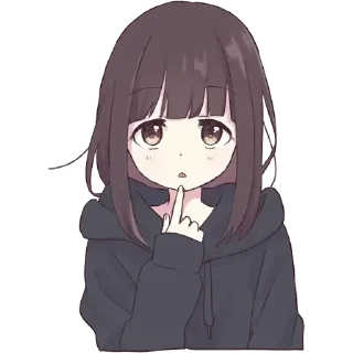 🙂 emoji Menhera-chan Telegram sticker 19 of 50