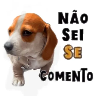 🐶 emoji não sei se comento e derivados — @gatinhabrava Telegram sticker 8 of 20