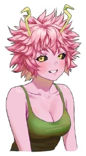 😁 emoji AZ MHA Mina Ashido Telegram sticker 8 of 33