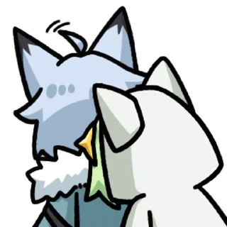 ❤️ emoji 会动的绿猫 @SuzumeOfficial Telegram sticker 14 of 45