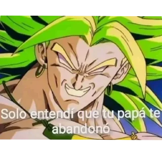 👍 emoji Broly Telegram sticker 19 of 32