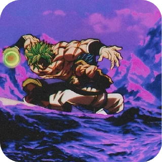 👍 emoji Broly Telegram sticker 9 of 32