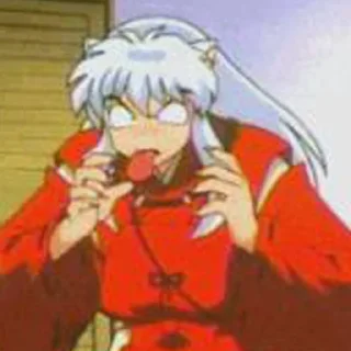 🐶 emoji SENTA, INUYASHA Telegram sticker 15 of 28