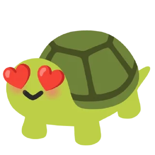 😍 emoji 龟龟 Telegram sticker 14 of 40