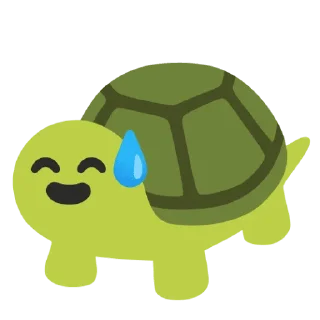 😅 emoji 龟龟 Telegram sticker 7 of 40
