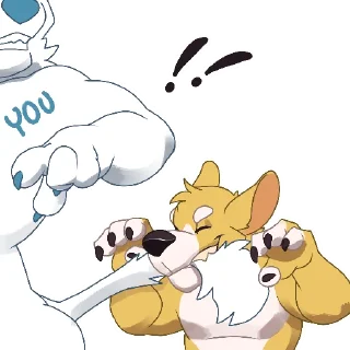 😬 emoji Duke Corgi Telegram sticker 12 of 120