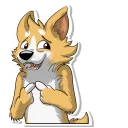😝 emoji Duke Corgi Telegram sticker 11 of 69